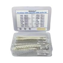 Kit De Capacitores SMD 1206 Com 320 Peças, Componentes Eletrônicos Variados De Alta Qualidade Kit De Capacitores SMD 1206 Com 320 Peças, Componentes Eletrônicos Variados De Alta Qualidade