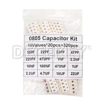 Kit De Capacitores SMD Sortidos 320PCS 720PCS 0603 0805 1206 1PF-10UF 100NF 01UF 022UF 047UF Kit De Capacitores SMD Sortidos 320PCS 720PCS 0603 0805 1206 1PF-10UF 100NF 01UF 022UF 047UF