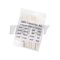 Kit De Capacitores SMD Sortidos 320PCS 720PCS 0603 0805 1206 1PF-10UF 100NF 01UF 022UF 047UF