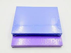 Kit de capas, A4 cor lilás 200 capas, pacote com 100unidades frente 100 unidades verso Kit de capas, A4 cor lilás 200 capas, pacote com 100unidades frente 100 unidades verso