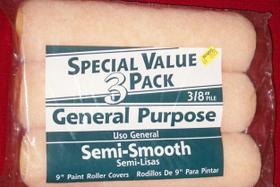 Kit de capas de rolo SHERWIN WILLIAMS 9" x 3/8", pacote com 3