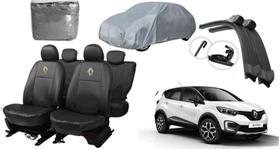 Kit de Capas e Proteção para Captur 17-23 com Capa de Cobrir e Limpador de Parabrisa