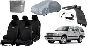 Kit de Capas para Blazer 1995-2011: Couro, Capa de Cobrir e Limpador de Parabrisa Kit de Capas para Blazer 1995-2011: Couro, Capa de Cobrir e Limpador de Parabrisa