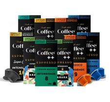 Kit de Cápsulas de Café Coffee Mais, compatível com Nespresso, contém 100 cápsulas - COFFEE++