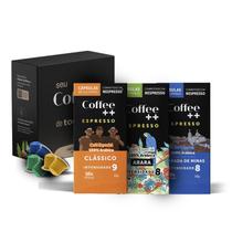 Kit de Cápsulas de Café Coffee Mais, compatível com Nespresso, contém 30 cápsulas