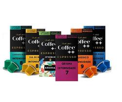 Kit de Cápsulas de Café Coffee Mais, compatível com Nespresso, contém 60 cápsulas