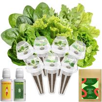 Kit de Cápsulas de Sementes inbloom 7 Variedades de Folhas para Salada 350 Sementes Kit de Cápsulas de Sementes inbloom 7 Variedades de Folhas para Salada 350 Sementes