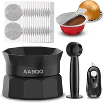 Kit de cápsulas Nespresso Vertuo reutilizável AANQQ com acessórios Kit de cápsulas Nespresso Vertuo reutilizável AANQQ com acessórios