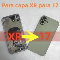 Kit De Carcaça De Câmera Estilo Titânio DIY Para iPhone XR 6.1" Substituição De Chassi Com Brindes