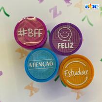 Kit de carimbo stamp Cis pedagógico com 4 carimbos Kit de carimbo stamp Cis pedagógico com 4 carimbos
