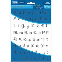 Kit de Carimbos Alfabeto Lettering 15x20cm - Tilibra