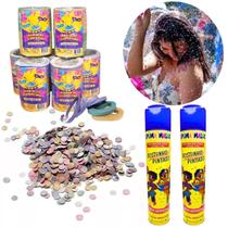 Kit De Carnaval Rolinhos De Serpentina Confete E Espuminha Kit De Carnaval Rolinhos De Serpentina Confete E Espuminha