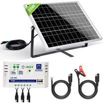 Kit de carregador de bateria solar ECO-WORTHY 25W 12V Off Grid