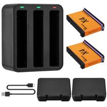 Kit de carregador de bateria Vemico 360 X4 com baterias X4 de 2500mAh X2 Kit de carregador de bateria Vemico 360 X4 com baterias X4 de 2500mAh X2