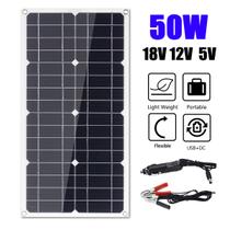 Kit de carregador solar MAX 50W 18V com controlador USB 10A