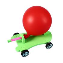 Kit de carro movido a balão STEM Science Experiments para crianças