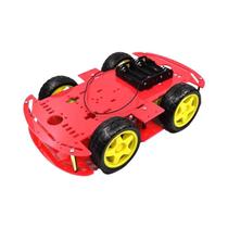 Kit De Carro Robô Inteligente 4WD Com Encoder De Velocidade E Caixa De Bateria Para Chassi