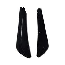 Kit De Carroceria Universal Em Fibra De Carbono Preto: Lip Traseiro, Spoiler Lateral, Protetor De