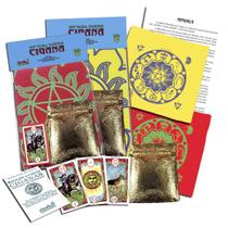Kit de Cartas Ciganas Lenormand 36 Cartas Toalha e Bolsa Kit de Cartas Ciganas Lenormand 36 Cartas Toalha e Bolsa