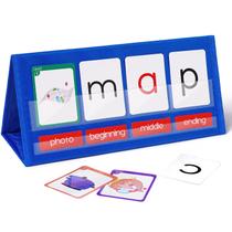 Kit de cartões flash Word Building Desktop Pocket Chart