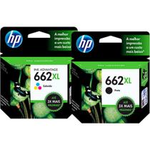 Kit De Cartuchos Hp 662 Xl Black + Color Original Kit De Cartuchos Hp 662 Xl Black + Color Original
