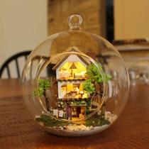 Kit de casa artesanal em miniatura Dollhouse HEEPDD DIY 14 cm Kit de casa artesanal em miniatura Dollhouse HEEPDD DIY 14 cm