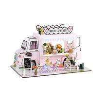 Kit De Casa De Bonecas De Madeira Para Animais De Estimação, Quebra-Cabeça 3D, Modelo De Construção