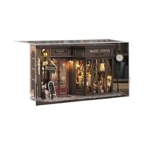 Kit De Casa De Bonecas Em Miniatura Cutebee DIY Artesanato Em Madeira Pequena Casa Com Móveis