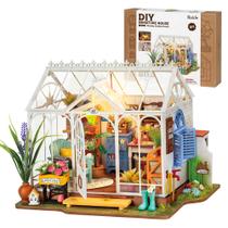 Kit de casa de bonecas em miniatura Rolife Mini Greenhouse para adultos