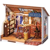 Kit de casa de bonecas em miniatura Rolife Mystic Archives com LED 1:20