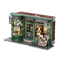 Kit de casa de bonecas em miniatura WYD, cabana mágica retrô de estilo europeu Kit de casa de bonecas em miniatura WYD, cabana mágica retrô de estilo europeu