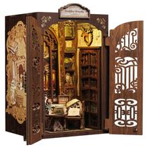 Kit de casa em miniatura DIY CUTEBEE Book Nook Bookshop Memories