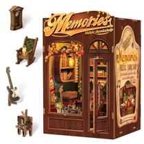 Kit de casa em miniatura DIY CUTEBEE Book Nook Memories Music