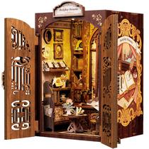 Kit de casa em miniatura DIY CUTEBEE Book Nook para adultos e adolescentes