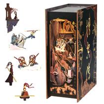Kit de casa em miniatura DIY Fsolis Book Nook A lenda de Wukong
