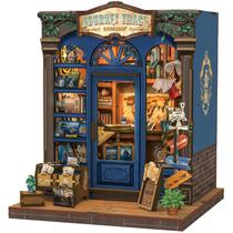 Kit de casa em miniatura DIY Fsolis Book Nook Journey Trace Bookshop