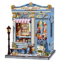 Kit de casa em miniatura DIY Fsolis Book Nook Sweet Marie 242 unidades Kit de casa em miniatura DIY Fsolis Book Nook Sweet Marie 242 unidades