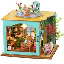 Kit de casa em miniatura QmxCyzl Small World Series MN002 com LED Kit de casa em miniatura QmxCyzl Small World Series MN002 com LED