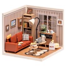 Kit de casa em miniatura ROBOTIME DIY Mini Dollhouse com luz LED Kit de casa em miniatura ROBOTIME DIY Mini Dollhouse com luz LED
