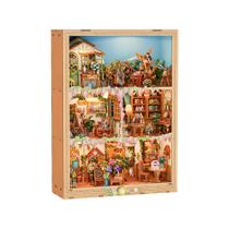 Kit de Casa em Miniatura Tonecheer Blossom Time Quebra-cabeça DIY Kit de Casa em Miniatura Tonecheer Blossom Time Quebra-cabeça DIY