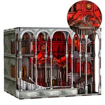 Kit de Casa Miniatura DIY MiniCity Ember Castle com LED