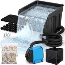 Kit de Cascata para Lago FEOXSHAL com Bomba de 980 GPH e Tubo de 4 m Kit de Cascata para Lago FEOXSHAL com Bomba de 980 GPH e Tubo de 4 m