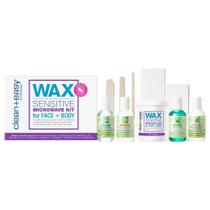 Kit de Cera Clean+Easy 10 Peças para Pele Sensível Kit de Cera Clean+Easy 10 Peças para Pele Sensível