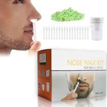 Kit de cera Hmwy-nariz Indolor Nasal Hair Removal Set Safe Eyebr