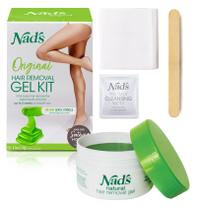 Kit de cera Nad's Gel para depilação corporal e facial para mulheres 180 ml
