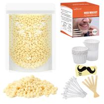 Kit de cera para cabelo para nariz e orelha ANREACHO 100g com 20 aplicadores Kit de cera para cabelo para nariz e orelha ANREACHO 100g com 20 aplicadores