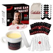 Kit de Cera para Nariz Galdino 30 Palitos para Remoção de Pelos das Orelhas Kit de Cera para Nariz Galdino 30 Palitos para Remoção de Pelos das Orelhas
