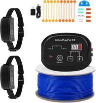Kit de Cerca Elétrica Subterrânea para Pets UltraCrab com 2 Coleiras