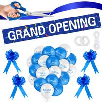 Kit de cerimônia de corte de fita Mixweer Grand Opening Blue