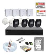 Kit De CFTV Completo 4 Cameras FULL HD Motorola